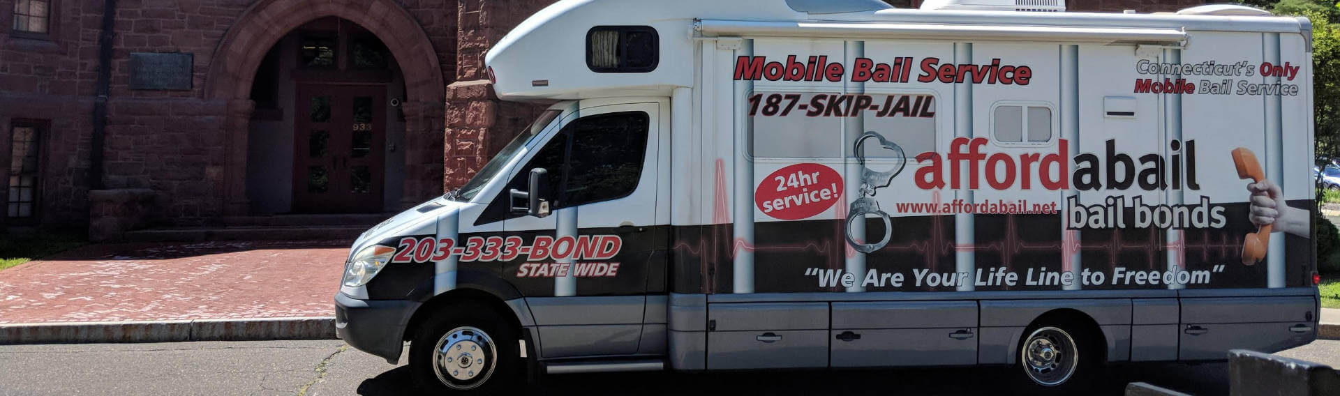 Mobile bail bonds service in Bethany CT