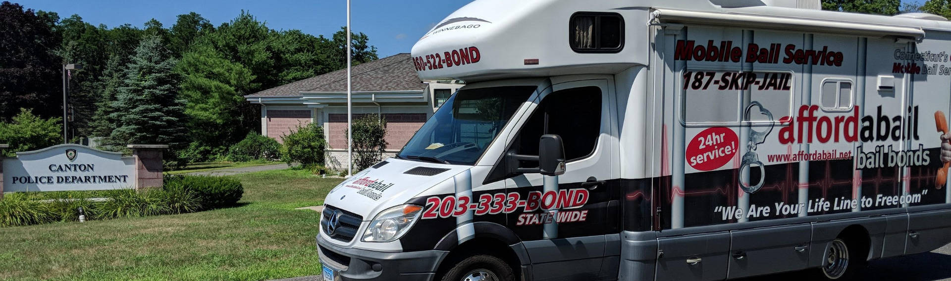 Mobile bail bonds service in Canton, CT