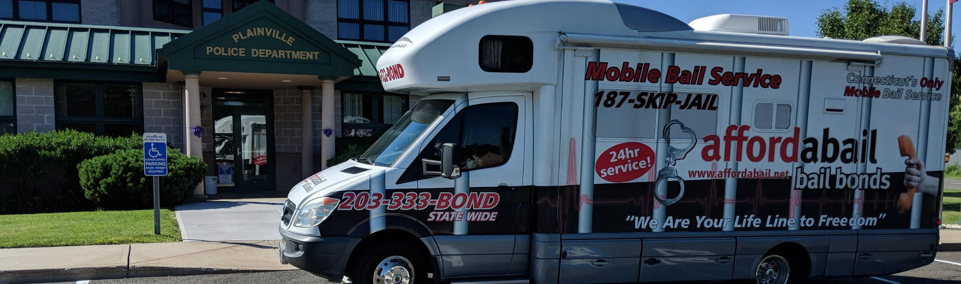 Mobile bail bonds service in Plainville, CT